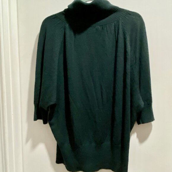 (3) Susana Monaco Minimalist Quite Luxury Fine Merino Wool Turtleneck Sw… - Picture 2 of 4